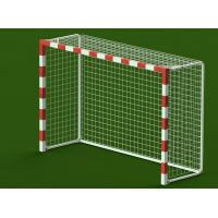 Ворота гандбол - минифутбол 3x2x1 м, алюминиевый профиль квадратный 80x80, свободностоящие